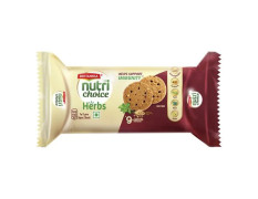 Britannia Nutrichoice Herbs Biscuits - 0% Maida, Rich In Vitamins & Minerals, Helps Support Immunity, 100 g