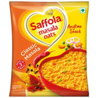 Saffola Masala Oats - Classic Masala, Fibre Rich, Healthy Snack, 38 g