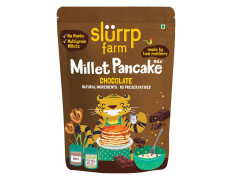 Slurrp Farm Chocolate Pancake Mix - No Maida, Eggless Instant Healthy Breakfast, 150 g