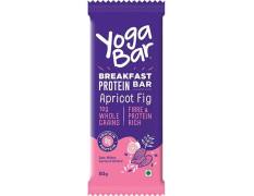 Yoga Bar Breakfast Protein Bar - Apricot Fig, Healthy Snack, Rich In Protein & Fibre, 50 g