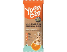 Yoga Bar Multigrain Energy Bar - Orange Cashew, Healthy Snack, High In Protein & Fibre, 38 g