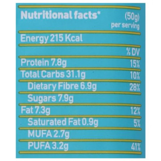 Yoga Bar Breakfast Protein Bar - Blueberry Pie, Healthy Snack, Rich In Protein & Fibre, 50 g