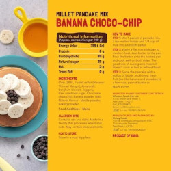 Slurrp Farm No Maida Instant Pancake Mix-Banana Choo, 50g