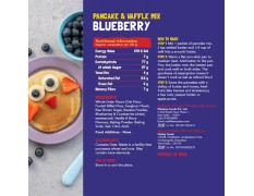 Slurrp Farm No Maida Instant Pancake Mix-blue berry, 50g