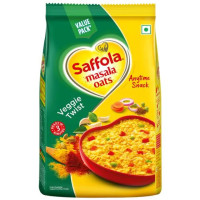 Saffola Masala Oats - Tasty Evening Snack, Fibre Rich, Veggie Twist, 500 g