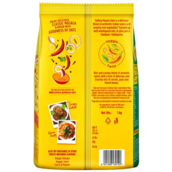 Saffola Masala Oats - Tasty Evening Snack, Fibre Rich, Veggie Twist, 500 g