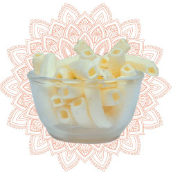 Navaratri Fasting Special Aloo pipes snack made from potato and sprinkled with rock salt, Lightweight, Healthy, & tasty ( 100 gm )