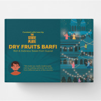 Gujarat's Famous Dry Fruits Barfi - Nutritious & Delicious - 250gm