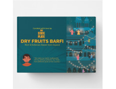 Gujarat's Famous Dry Fruits Barfi - Nutritious & Delicious - 250gm