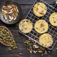 Shree Heera Sweets Bhagat's Rose Son Rolls - 250gm | Soft & Crispy Indian Delight Shree Heera Sweets Bhagat's Rose Son Rolls - 250gm | Soft & Crispy Indian Delight