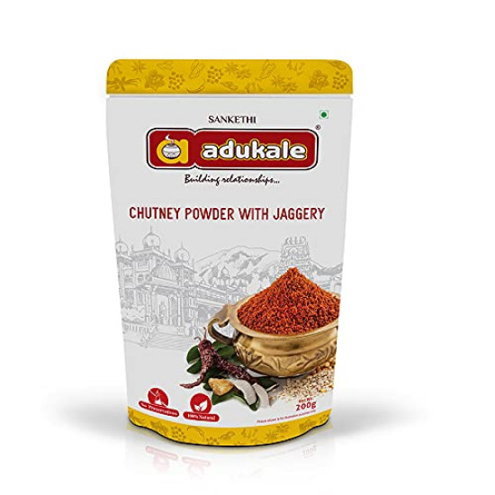 Chutney Powder with Jaggery by Adukale-200gm