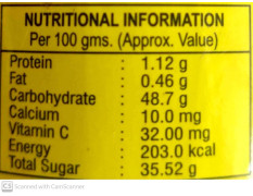 Maharashtra Katdare God Nimbu (Sweet Lime) Crush-200gm