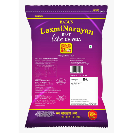 Maharashtra Laxmi Narayan Best Lite Chiwda-250gm