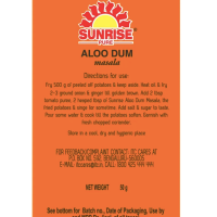 Sunrise Aloo Dum Masala - Authentic West Bengal Flavor - 50gm Sunrise Aloo Dum Masala - Authentic West Bengal Flavor - 50gm