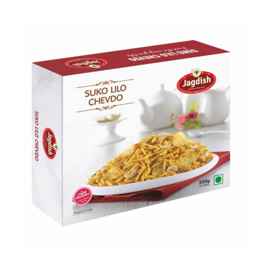 Gujarat Jagdish Farshan Suko Lilo Chevdo-300gm