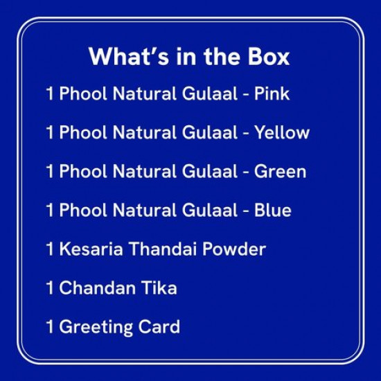 Phool Falgun Gulaal Thandai Box Set by Phool