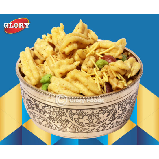 Glory Foods: Authentic Gathia Mix Punjabi Namkeen & Snacks Straight from Jalandhar 400gm