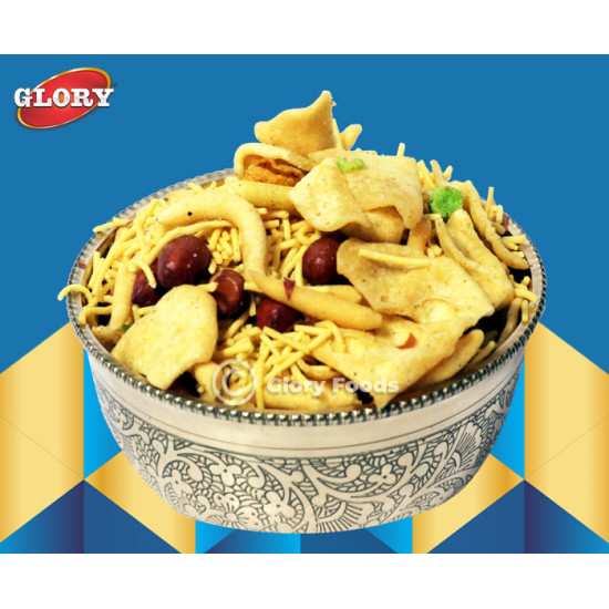 Glory Foods: Authentic Papadi Mix Punjabi Namkeen & Snacks Straight from Jalandhar 400gm