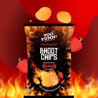 Naagin Sauce Hot Bhoot Chips [ 1 Packet Big ] - Fiery Spicy Snack