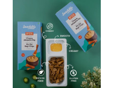 Peri Peri Ragi Chips with Cheesy Jalapeno Dip