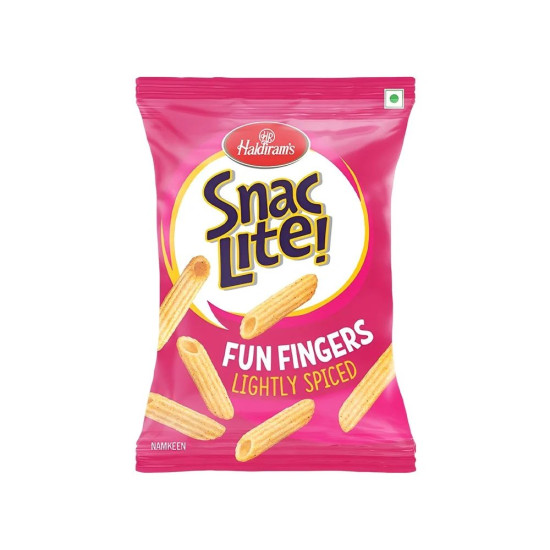 Haldiram's Snac Lite Fun Fingers Lightly Spiced Namkeen