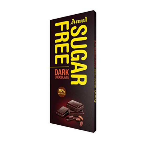 Amul Sugar Free Dark Chocolate Bar 150 G