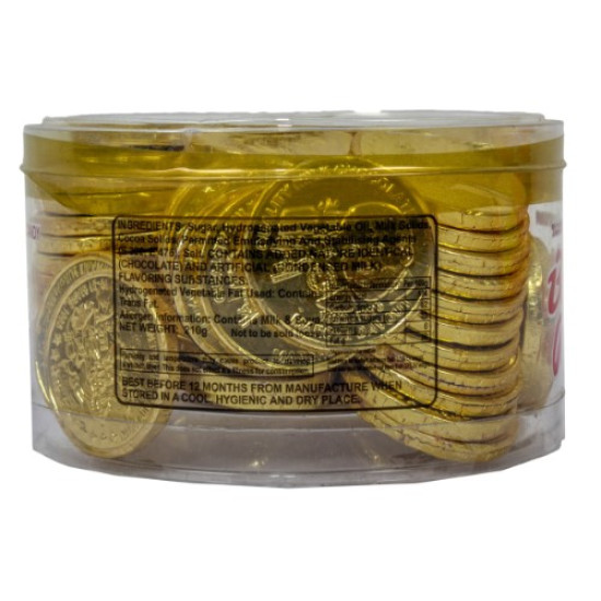 Hugs Choc Coin Gold Chocolate 210 G