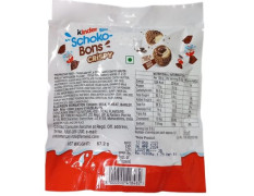 Dave's American Food Kinder Joy Schokobons Crispy 12Pcs, Milk And Cocoa Flavor,67.2Gm - Delightful Crispy Chocolate Treats