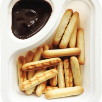 Chocolatey Dip With Biscuit Sticks – Smooth