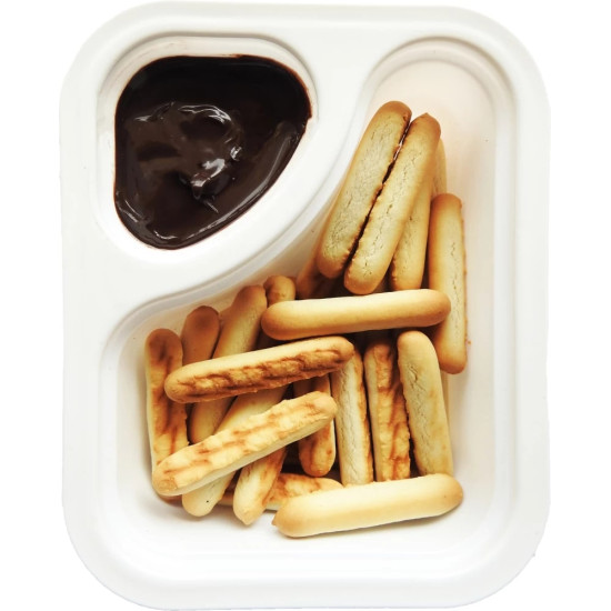 Chocolatey Dip With Biscuit Sticks – Smooth