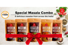 El The Cook Super Combo | Biryani, Chole, Sambar & Garam Masala | 5 x 50g