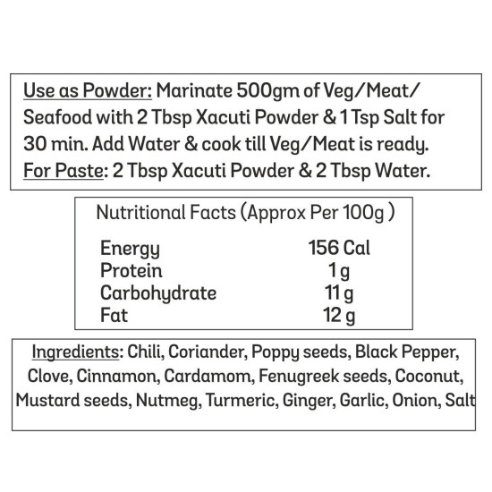 El The Cook Xacuti Powder 80g | Goan Specials