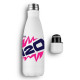 ICC Men's T20 WC-24 Pink & Navy Printed Double Walled Stainless Steel Vaccum Insulated Flask Water Bottle 500 ML