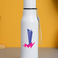 ICC Men's T20 WC-24 Printed Single Walled Stainless Steel Bottle - 750 ML