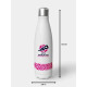 ICC Men's T20 WC-24 White and Pink Printed Stainless Steel Bottle