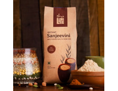 Isha life New Instant Sanjeevini Multigrain Health Drink Mix(500 gms). No Added Sugar. Traditional recipe. Contains millets, grains, legumes and spices