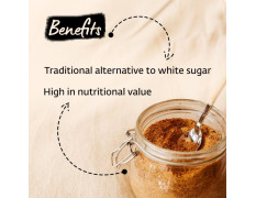 Isha life Pure and natural Jaggery. Great alternative to white sugar. Chemical free. High in nutrition (1kg)