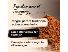 Isha life Pure and natural Jaggery. Great alternative to white sugar. Chemical free. High in nutrition (1kg)