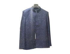 Men's Black  Designer Blazers Wedding, Family Function, Festival