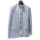 Men's Grey Designer Blazers Wedding, Family Function, Festival