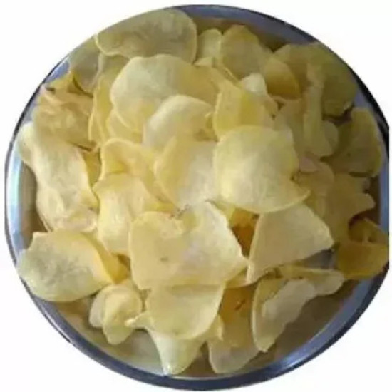 JEETBYKSHS Desi Aloo Papad Chips for Fasting, Crispy Soft & Crunchy, Hand Made 400Gms