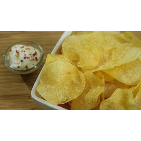 JEETBYKSHS Desi Aloo Papad Chips for Fasting, Crispy Soft & Crunchy, Hand Made 400Gms