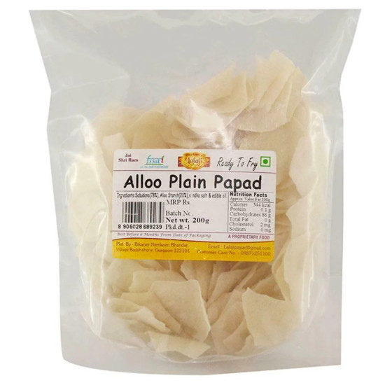 Lalaji Alloo Plain Papad 200 g