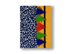 NeuOrigin Handmade Paper Eco-Friendly Notebooks - Vibrant Colors, Tassel and Bookmark Included - Handcrafted in India