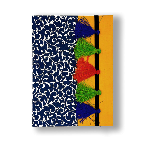 NeuOrigin Handmade Paper Eco-Friendly Notebooks - Vibrant Colors, Tassel and Bookmark Included - Handcrafted in India