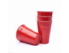 NeuOrigin Party Cups/Plastic Cups for Party/Reusable Party Cups/ 100 Cups Pack/Red Beer Cup