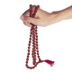 NeuOrigin Sacred Rudraksha Mala - 108 Beads 5 Mukhi Mala - Handmade in India - for Spiritual Awakening and Meditation - Handcrafted in India