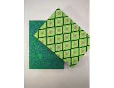 NeuOrigin Artistic Handcrafted Paper Notebooks with Tassels & Bookmark, Pack of 2 | Handcrafted in India