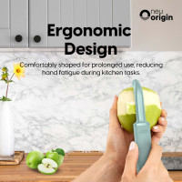 NeuOrigin Stainless Steel Swivel Vegetable Peeler - Comfortable Handle & Dishwasher Safe NeuOrigin Stainless Steel Swivel Vegetable Peeler - Comfortable Handle & Dishwasher Safe